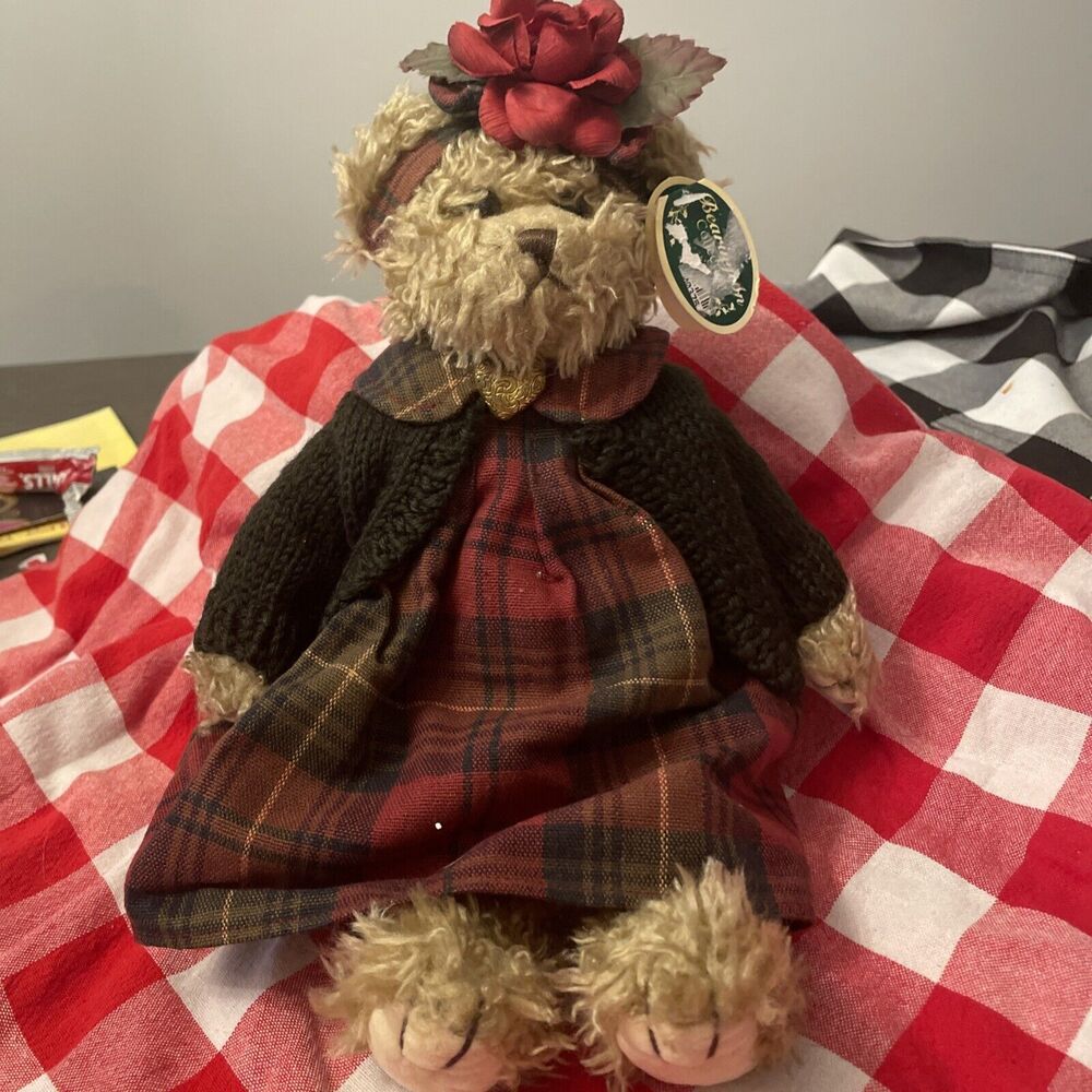 Bearington Collection Bear Martha Handcrafted Jointed Limited Edition
